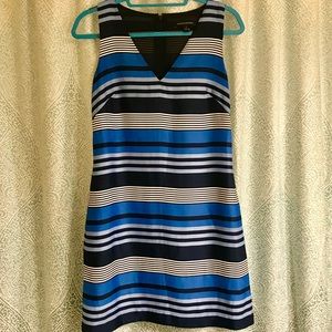 Banana Republic Blue Striped Dress.